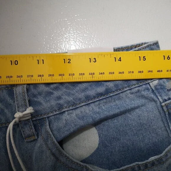 NWT Flying Angel Premium Ladies Size 13/31 Wide Straight Leg High Rise Fit Jeans - Picture 9 of 11